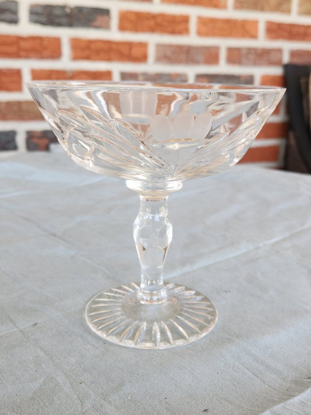 Vintage Lenox Crystal Pedestal Candy Dish